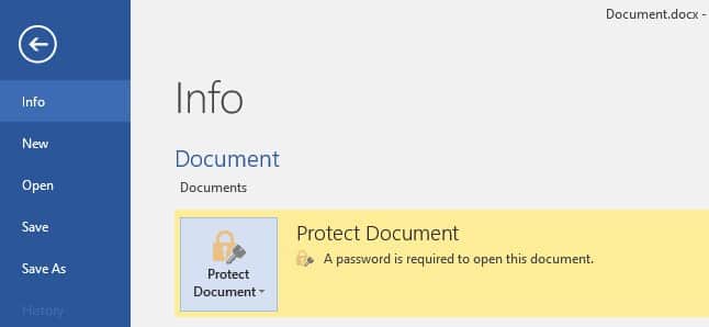 How to Password Protect Word Document Files