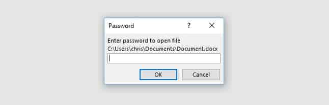 How to create password protected pdf file