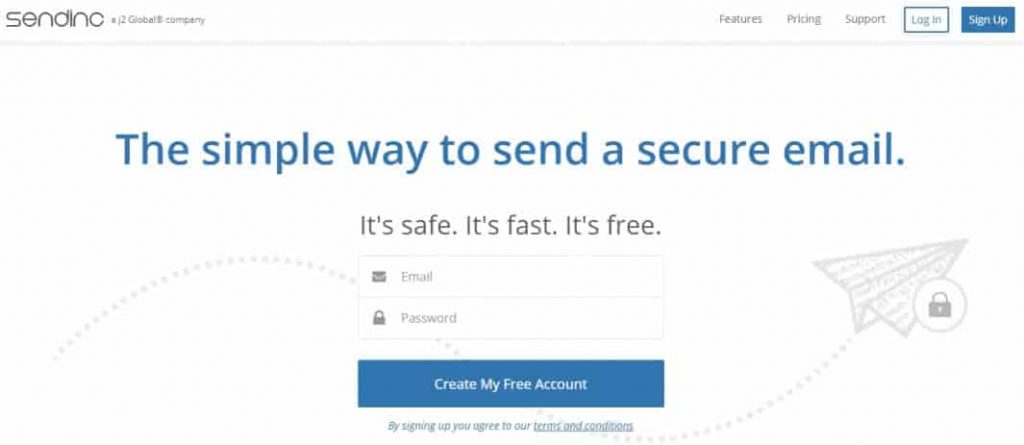 Sendinc Encrypted Email Service Free