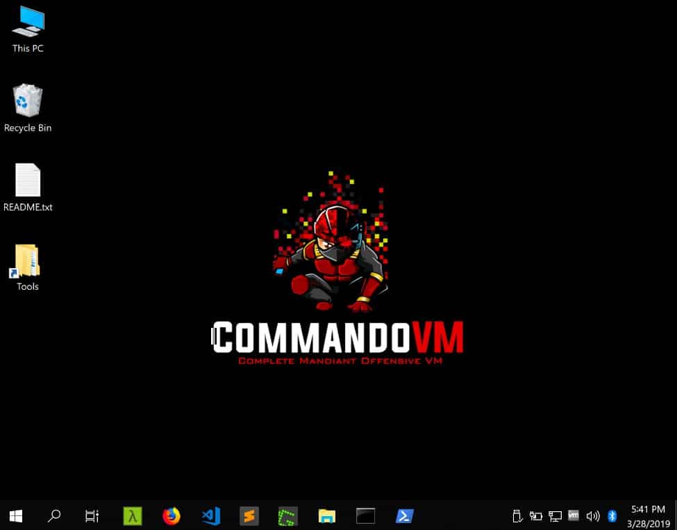 Commando VM Desktop