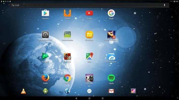 Android-x86 linux emulator