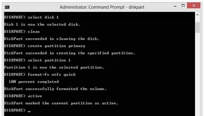 Bootable Flash Drive Tutorial in Command Prompot