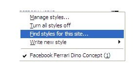 Change Facebook Colours in Firefox