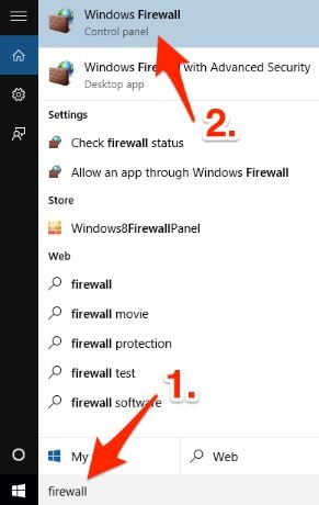 How to block software from Internet in Windows 10