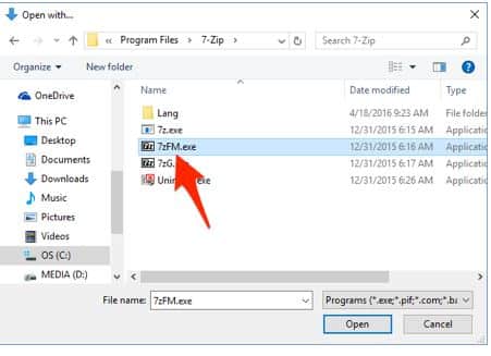 how to extract rar files in Windows 10 using Winrar, 7zip and WinZip