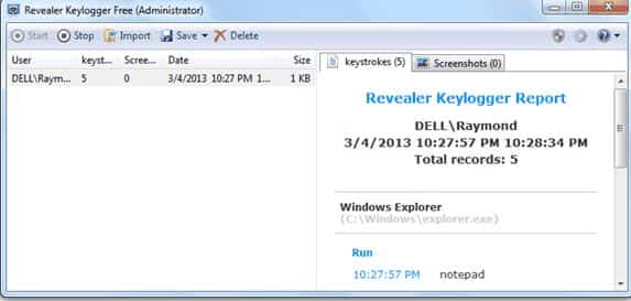 Revealer Keylogger Free For Windows
