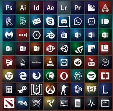 Bruce Square Icon Pack for Windows 10 Download