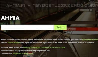 Dark Web Search Engine for Deep Web Searching