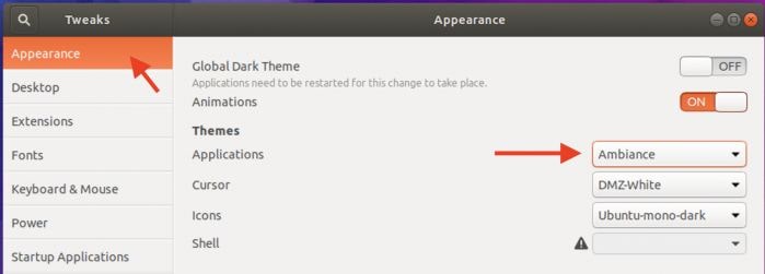How to Install and Change Ubuntu Themes