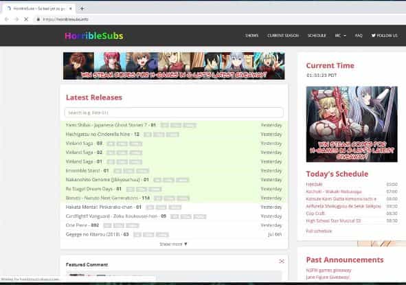 Horrible Subs Anime Torrent Site