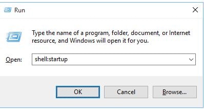 Startup Folder in Windows 10