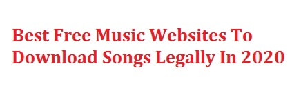 8 Best Free Music Websites To Download Songs Legally in 2022
