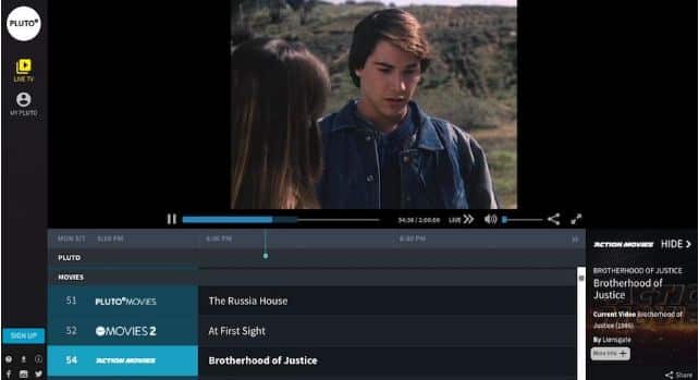 Watch Free Movies on Pluto TV Online Television