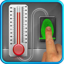 Finger Body Temperature App for Android and iOS