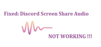 How to Fix Discord Screen Share Audio Not Working (2022)