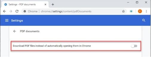 PDF Preview Not Working Chrome