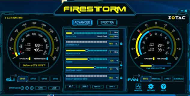 Zotac Firestorm Fan Check Software
