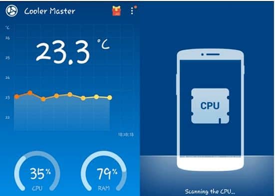 Cooler Master Android Phone Cooling App