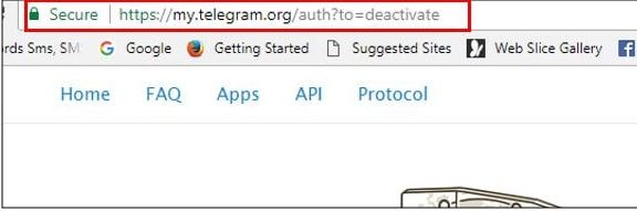 Delete Telegram Account iOS