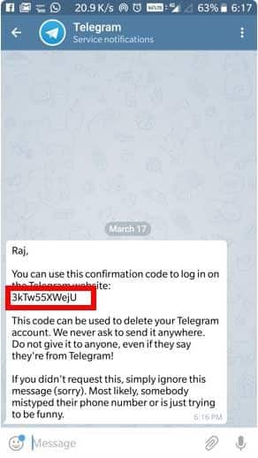 Delete Telegram Account on Desktop