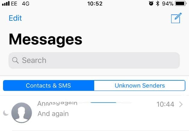 Hide iPhone Text Messages on Lockscreen