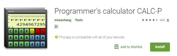 HC-16C Programmer Calculator App for Android