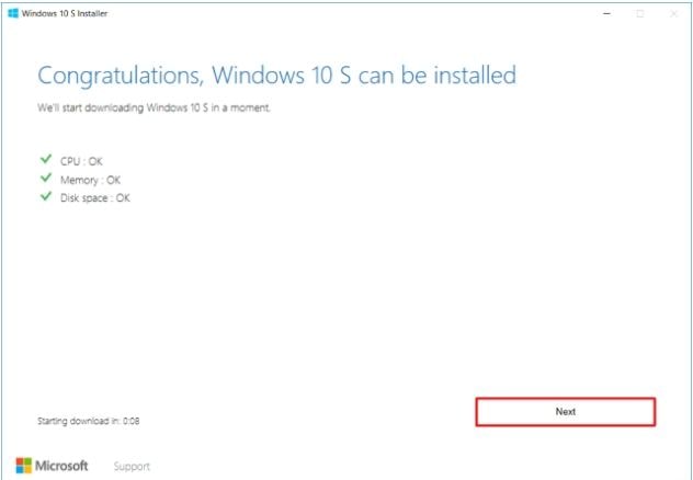 Windows 10 S Installer Download