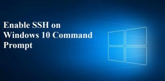 How to Turn on Windows 10 SSH in Command Prompt (CMD)