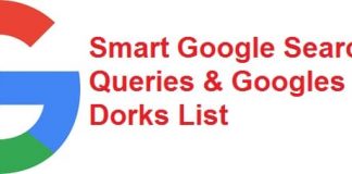 Google Dorks List 2020 - Important New Cheat Sheet (Latest)