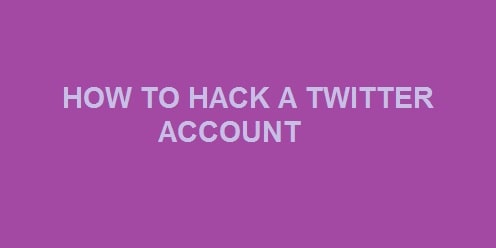 How to Hack a Twitter Account 2022 - Top 6 Methods