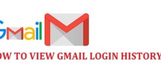 How to View Gmail Login History