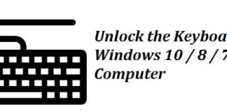 How to Unlock the Keyboard in Windows 10