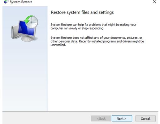 hur bra ser systemåterställning på Windows 8