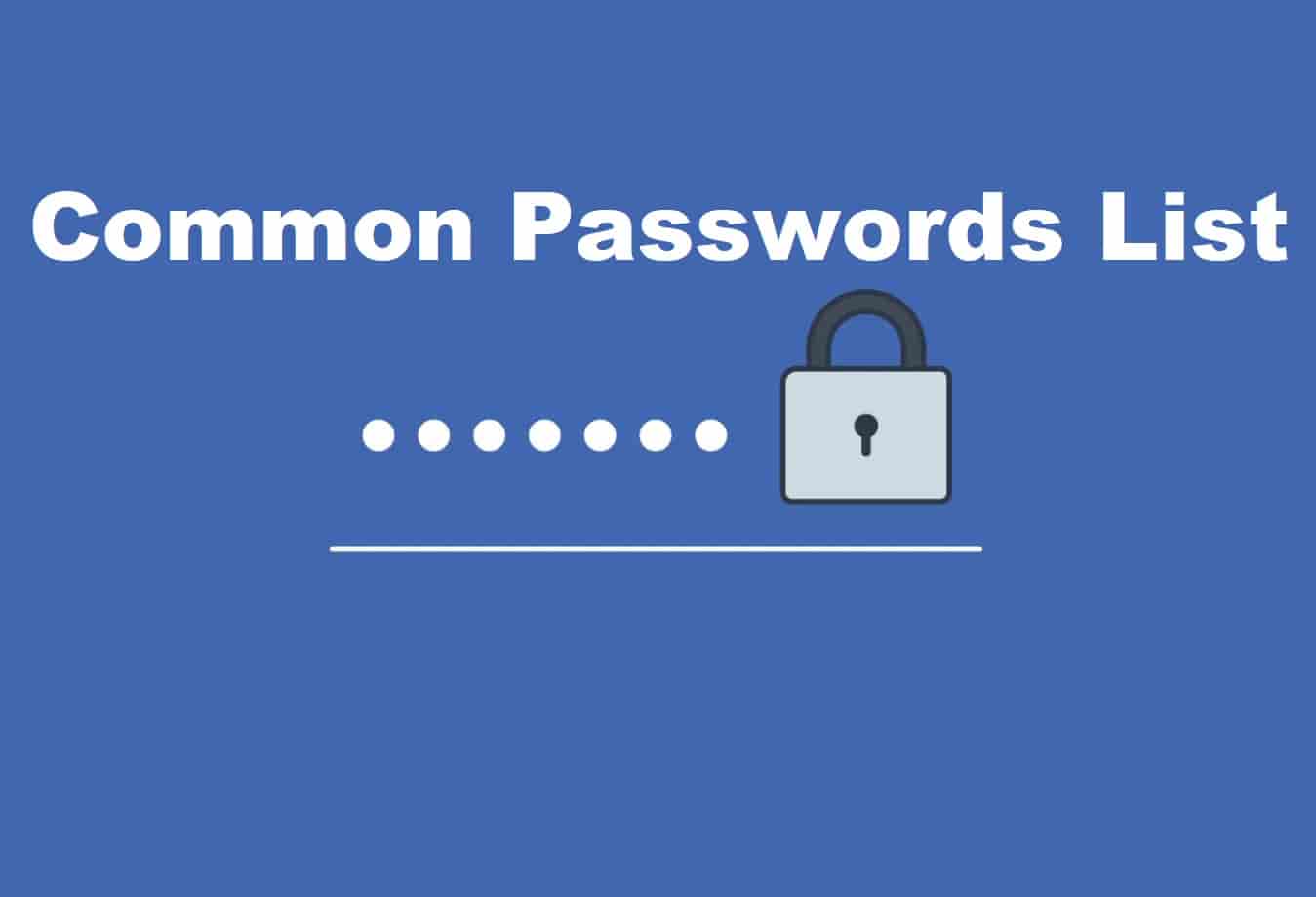 The Top 100 Most Commonly Used Passwords of 2022