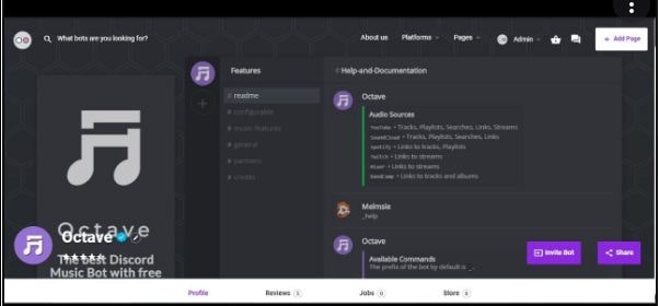 Add Octave Bot to Discord Server
